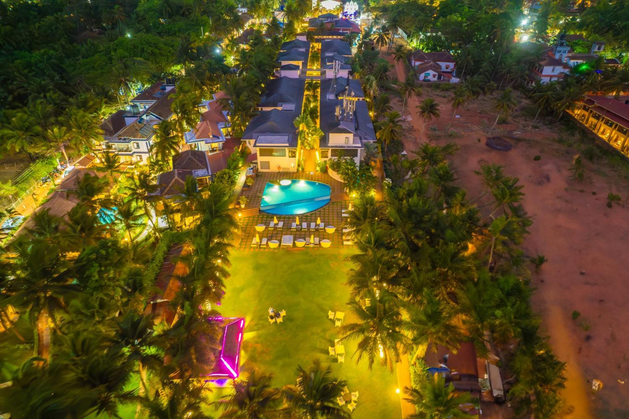 O Hotel Goa, Candolim Beach Exterior foto